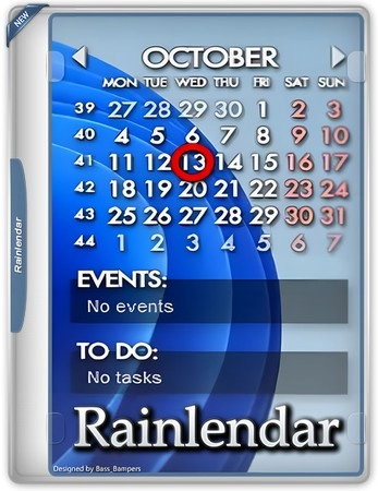 Гаджет календарь Rainlendar Lite 2.21.3 Build 180