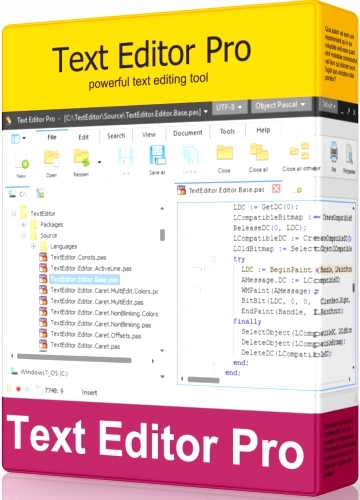 Редактор текстовых файлов Text Editor Pro 27.3.0 Portable by AlekseyPopovv