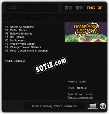 运筹战线: Читы, Трейнер +8 [dR.oLLe]
