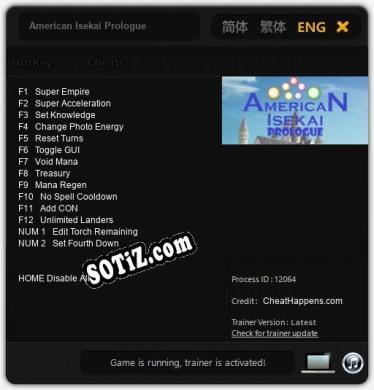 American Isekai Prologue: ТРЕЙНЕР И ЧИТЫ (V1.0.36)