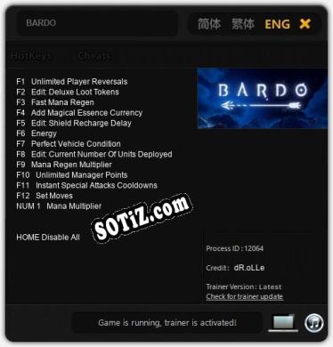 BARDO: Читы, Трейнер +13 [dR.oLLe]