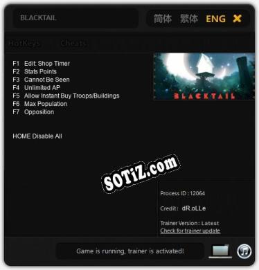 BLACKTAIL: Трейнер +7 [v1.1]