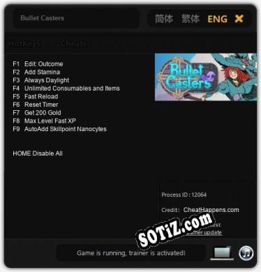Bullet Casters: Читы, Трейнер +9 [CheatHappens.com]