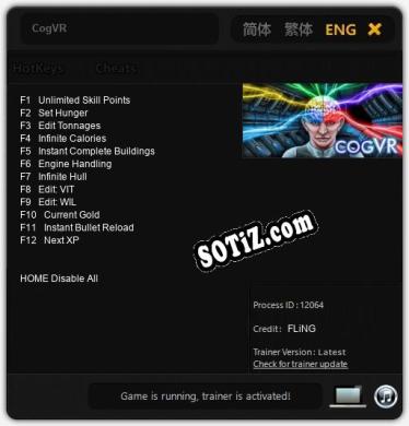CogVR: Трейнер +12 [v1.5]