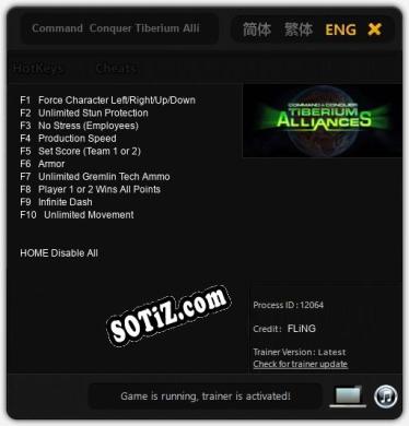 Трейнер для Command  Conquer Tiberium Alliances [v1.0.2]