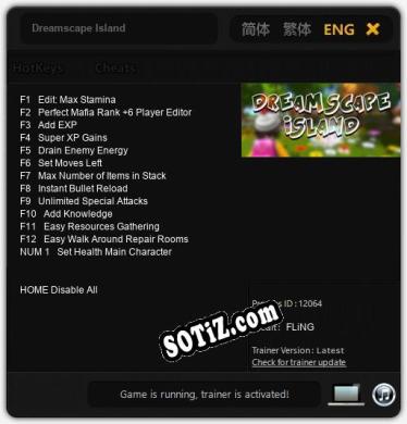 Dreamscape Island: Читы, Трейнер +13 [FLiNG]