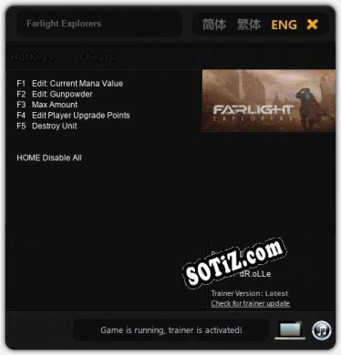 Farlight Explorers: ТРЕЙНЕР И ЧИТЫ (V1.0.19)