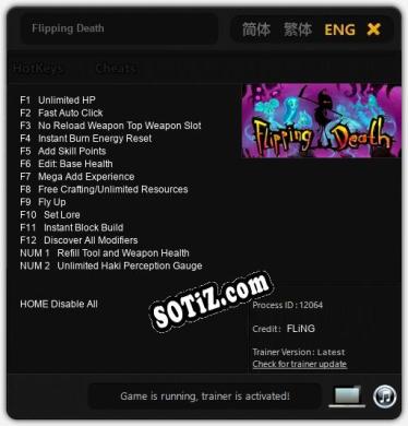 Flipping Death: Трейнер +14 [v1.6]