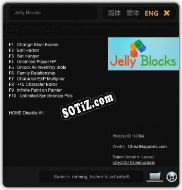 Трейнер для Jelly Blocks [v1.0.2]
