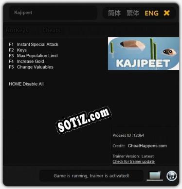 Kajipeet: Читы, Трейнер +5 [CheatHappens.com]