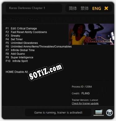 Karas Darkness Chapter 1: Трейнер +10 [v1.6]