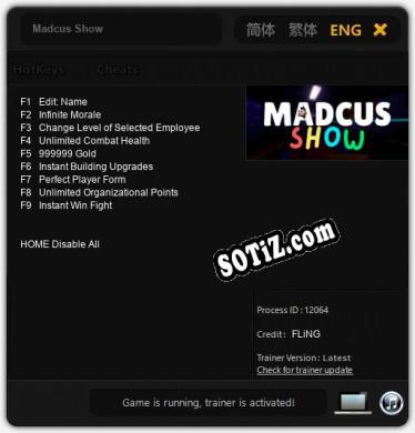 Madcus Show: Трейнер +9 [v1.5]
