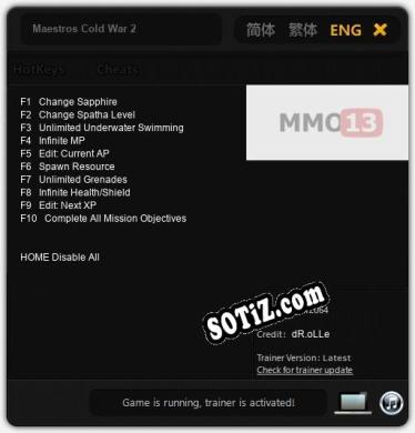 Трейнер для Maestros Cold War 2 [v1.0.1]