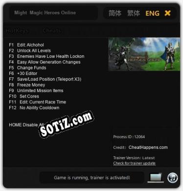 Might  Magic Heroes Online: ТРЕЙНЕР И ЧИТЫ (V1.0.59)