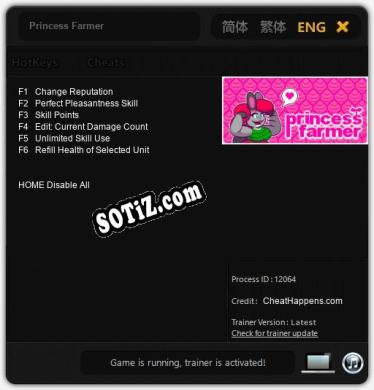 Princess Farmer: Трейнер +6 [v1.2]