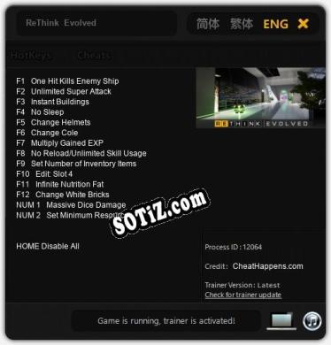 ReThink  Evolved: Трейнер +14 [v1.8]