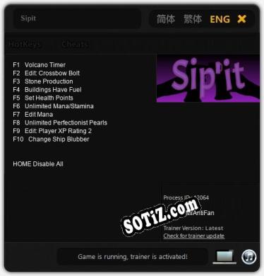 Sipit: Трейнер +10 [v1.6]