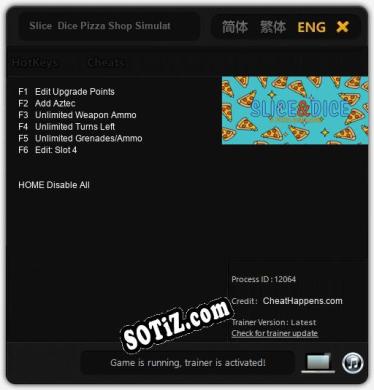 Slice  Dice Pizza Shop Simulator: Трейнер +6 [v1.7]