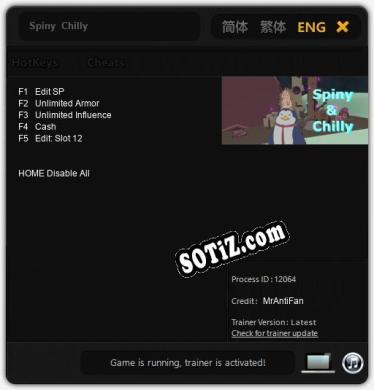Spiny  Chilly: Читы, Трейнер +5 [MrAntiFan]