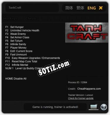 TankCraft: Трейнер +13 [v1.7]