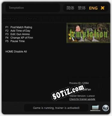 Temptation: ТРЕЙНЕР И ЧИТЫ (V1.0.52)