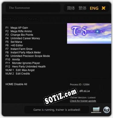 The Summoner: Читы, Трейнер +14 [dR.oLLe]