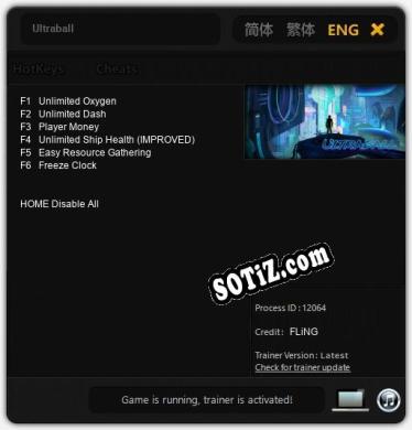 Трейнер для Ultraball [v1.0.2]