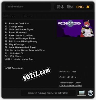 Voidnomicon: Читы, Трейнер +13 [dR.oLLe]