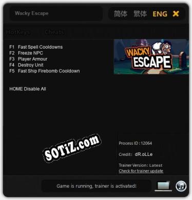 Wacky Escape: Трейнер +5 [v1.2]