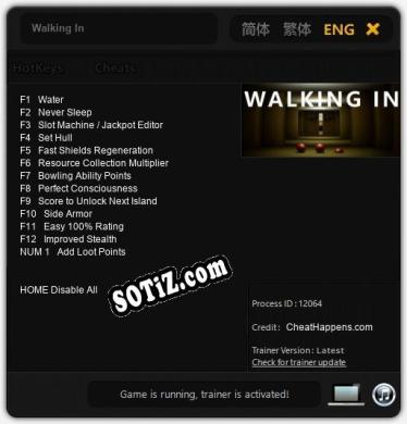 Walking In: Читы, Трейнер +13 [CheatHappens.com]