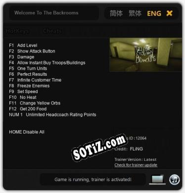 Welcome To The Backrooms: ТРЕЙНЕР И ЧИТЫ (V1.0.66)